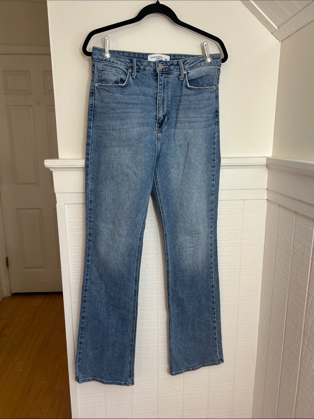 Just Black Denim Medium Wash High Waist Jeans size 29